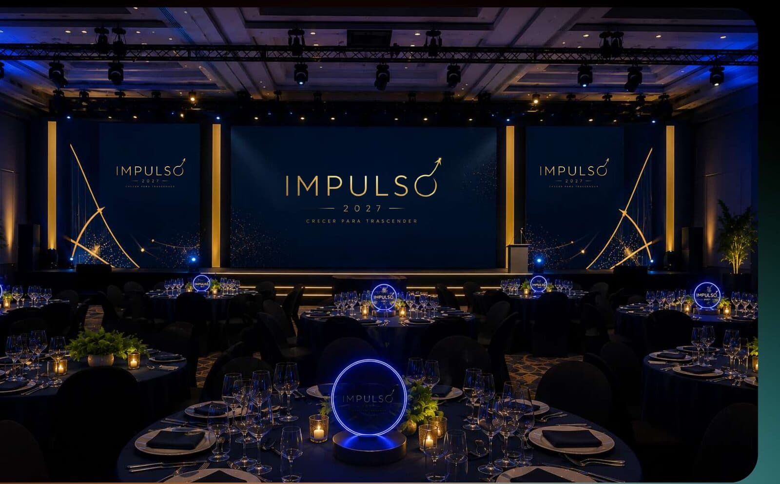Montaje de la plenaria de Impulso 2027